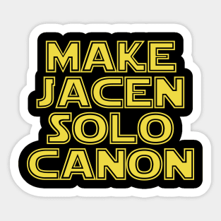 Make Jacen Solo Canon Sticker